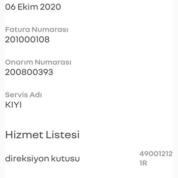 Renault Clio 4 Aracın 4. Kez Direksiyon Kutusu Arızası