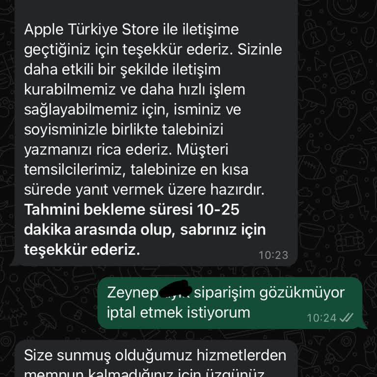 Appleturkiye.com (özel) Appleturkiyestore.com'dan Sipariş Verdiğim Şarj Kablosu