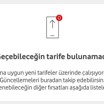 Vodafone Tarife Fiyat Değişikliği