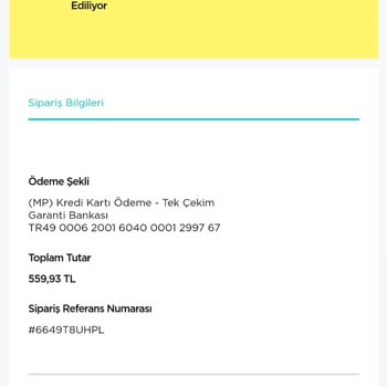 Kahve Dünyası Siparişim Elime Ulaşmadı