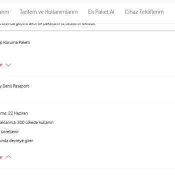 Vodafone İzinsiz Tanımlanan "Her Şey Dahil Pasaport" Paketi Ve İptal Sorunu