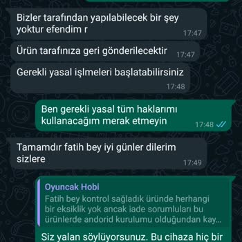 Kusurlu Ürün Ve Yanıltıcı Cevaplar: Oyuncakhobi Mağduriyeti