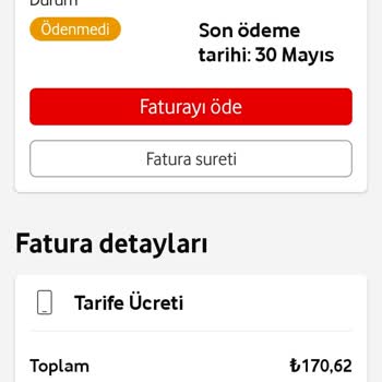 Vodafone Fahiş Fiat Artış