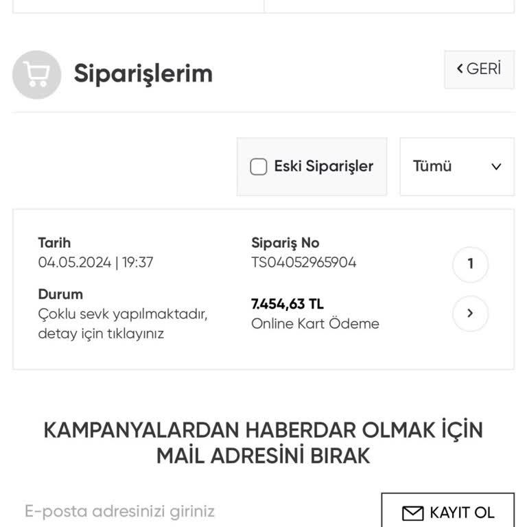 Eyyo Atelier Eksik İade Ücreti!