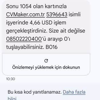 CV Maker. Com İzinsiz Para Çekimi