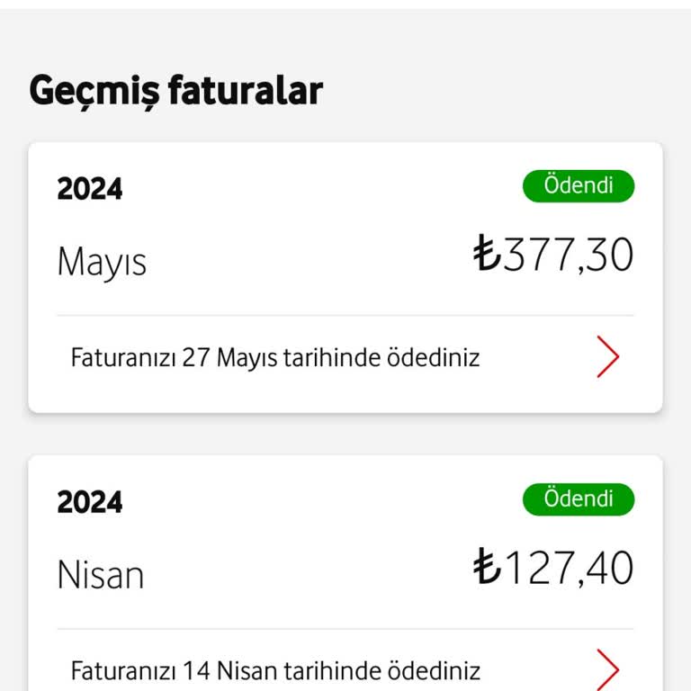 Vodafone Fatura Ücreti Fazla Geldi