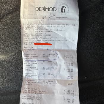 Derimod Kusurlu Ayakkabı Değişimini Reddetti