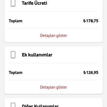 Vodafone Geçebileceğiniz Tarife Bulunmamaktadır