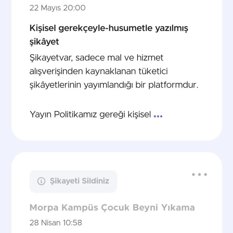Sikayet.com Şikayet Var'a Şikayet