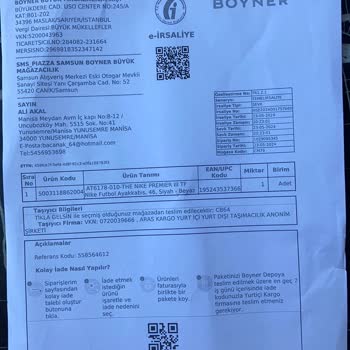 Boyner Bir Çift Ayakkabı Da İki Farklı Numara