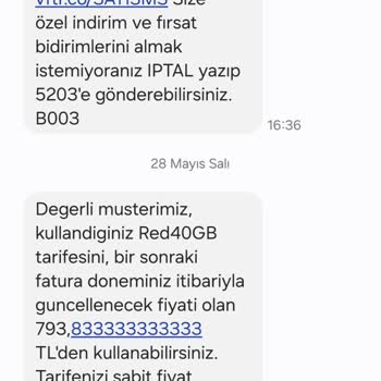 Vodafone'dan Fahiş Fiyat Artışı