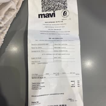 Mavi Alınan Ürünün İade Yerine Hediye Çeki Verilmesi