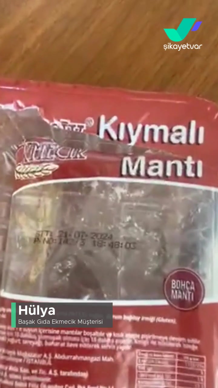 Başak Gıda Ekmecik Mantının İçinde Kıyma Yok! videonun kapak resmi