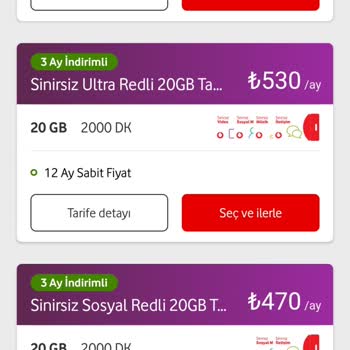 Vodafone Her Ay Zam