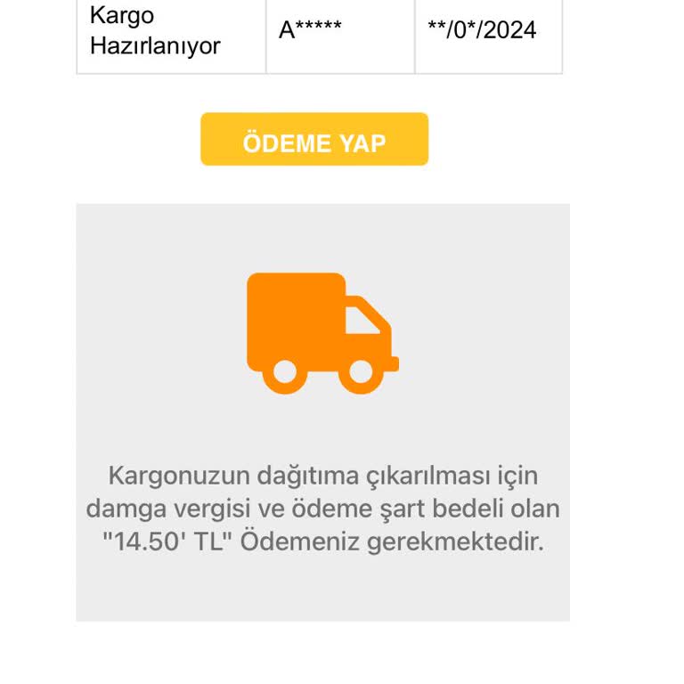 Aras Kargo Dağıtım İçin Damga Vergisi Talep Ediyor