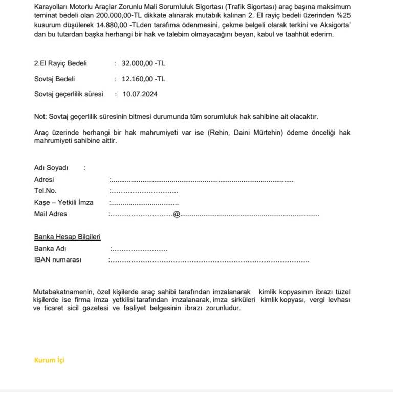 Aksigorta'nın Haksız Değerlendirme Ve İlgisiz Hizmetinden Şikayetçiyim