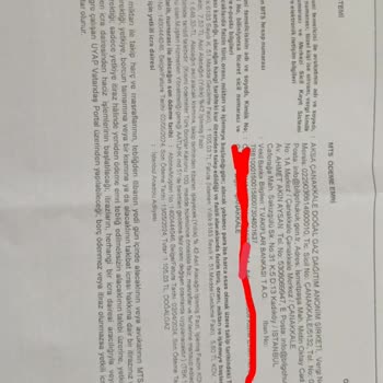 Aksa Gaz Adıma Ait Olmayan Faturayı Benden Talep Ediyor