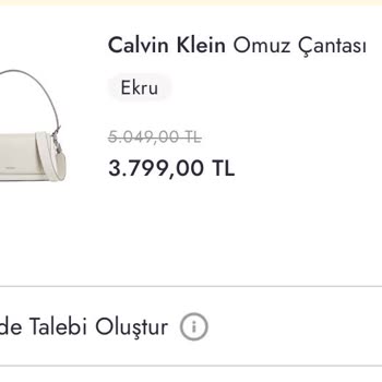 Boyner'den Aldığım Ck Çanta Toz Torbasız Gönderildi
