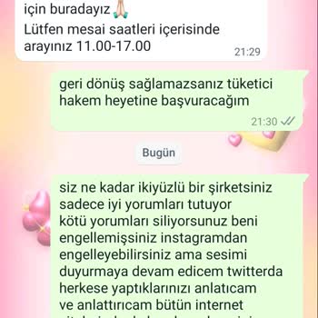 Ayşenur Dinçer Butik İade Talebimi Görmezden Geliyor