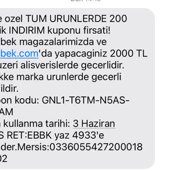 Ebebek İndirim Kuponu Yalanı