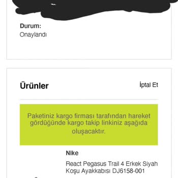 Sportive Mağazası 10 Gün Sonunda Ayakkabıyı İptal Etti