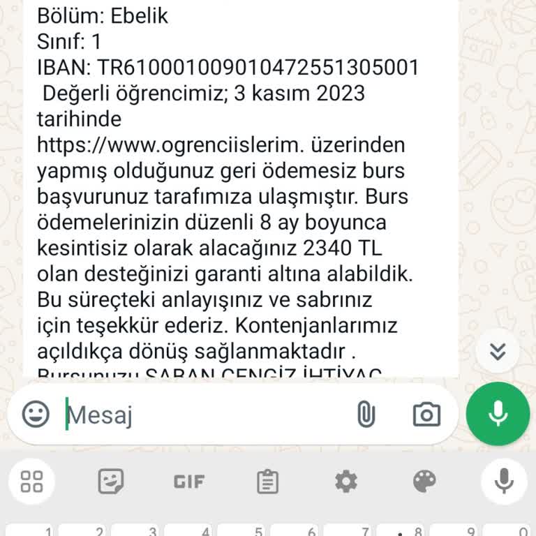 Şaban Cengiz Vakfı (Burs Başvuru) İhtiyaç Bursu Vakfı Şikayeti