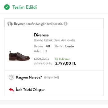 Beymen İnceleme Red Oluyor