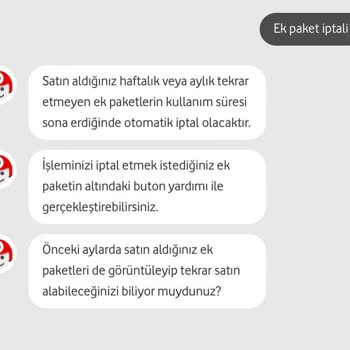 Vodafone Ek Paketi İptal Edeceğini Vadedip İptal Etmiyor