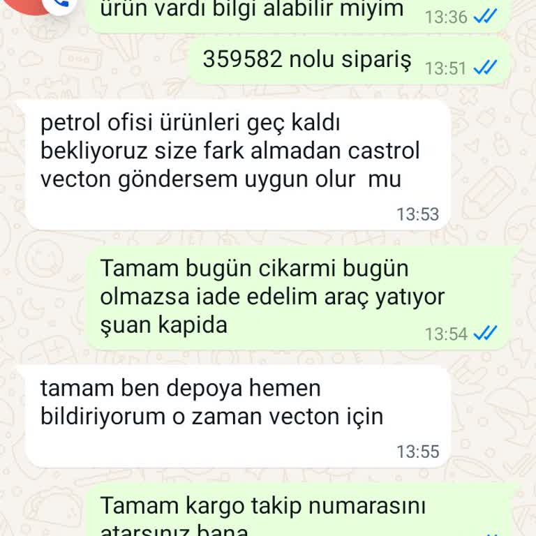 Sanal Yağ Market 15 Gündür Kargo Ve İade Yok