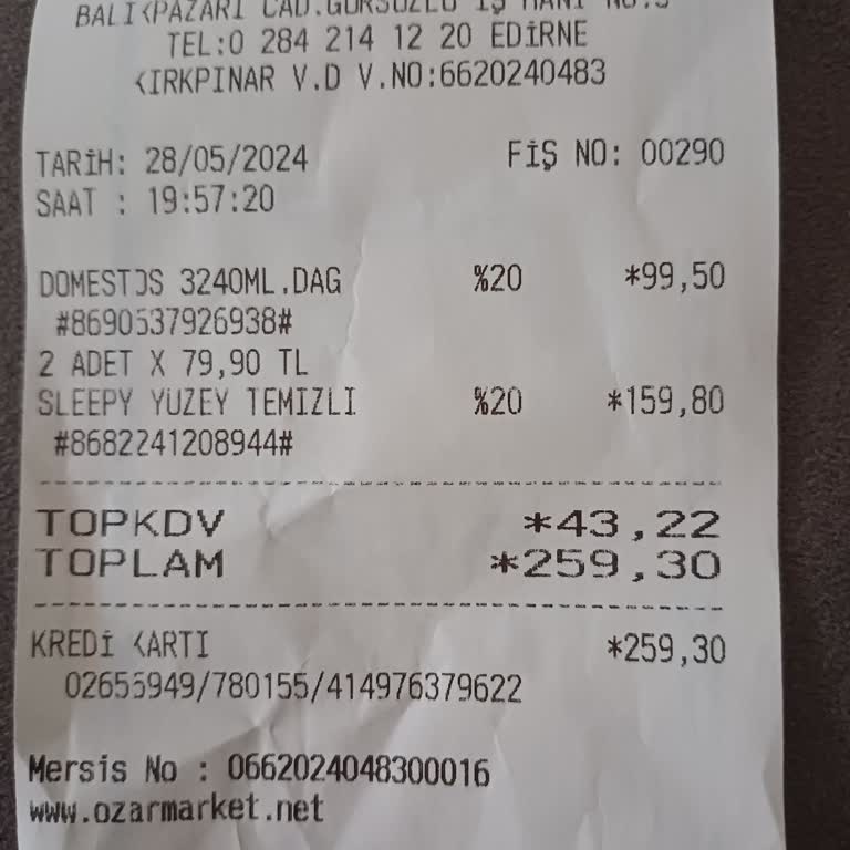 Özar Market Edirne Etiket Oyunu