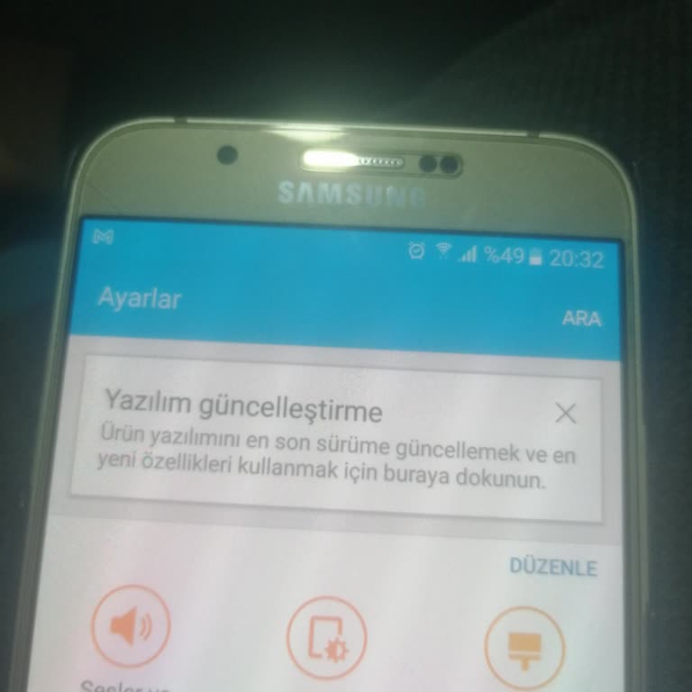 Samsung Galaxy A8 Telefon Güncelleme Sorunu