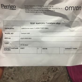 Omron Tansiyon Aletim Yanlış Ölçüm Yapıyor, Sorunum Çözülmedi!