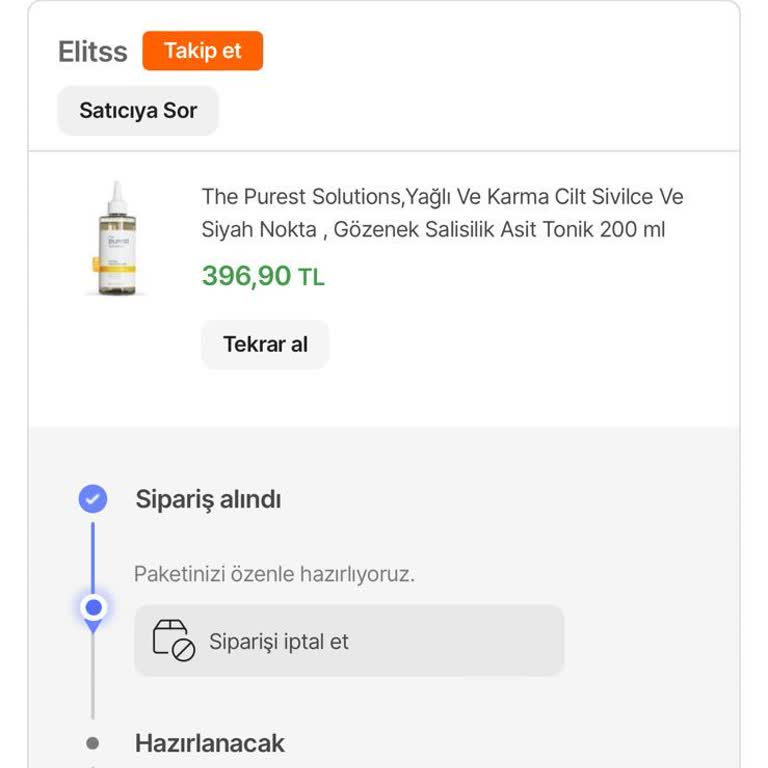 Hepsiburada Ve Elitss Firmasının Sorumsuzluğu,9 Gün Bekletip Ürün İptali