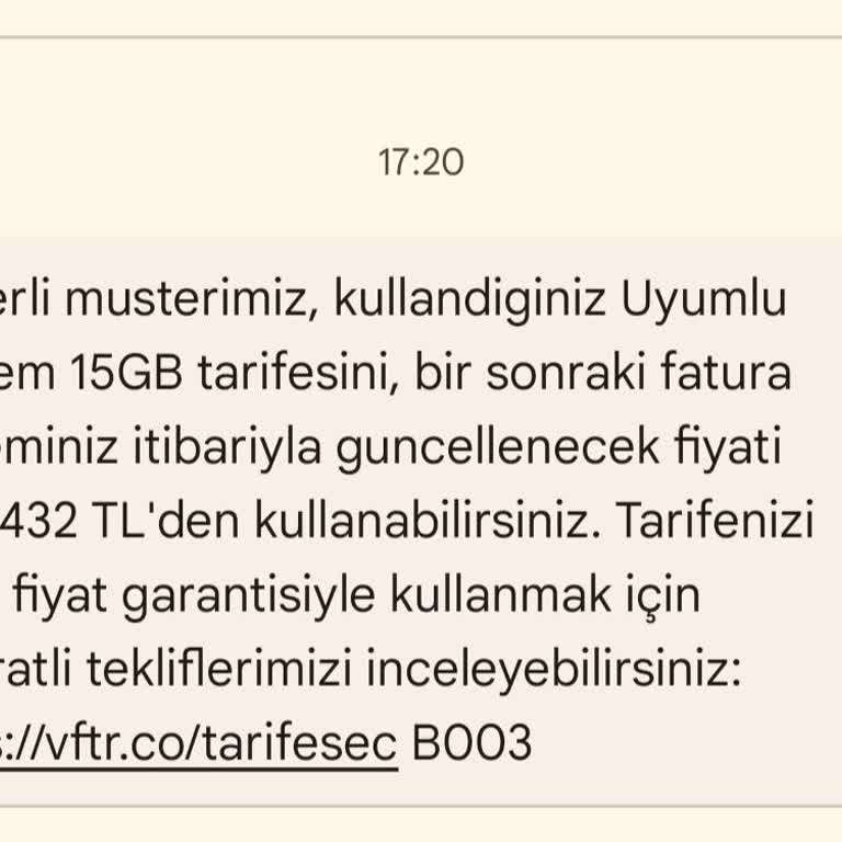 Vodafone Haksız Kazanç Elde Etmek İstiyor