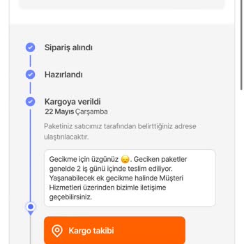 Kargomsende Tarafından Kargom Yanlış Dağıtım Merkezine Gönderildi.