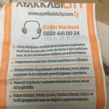 Ayakkabı City İade Sürecinde Sorun Yaşadım