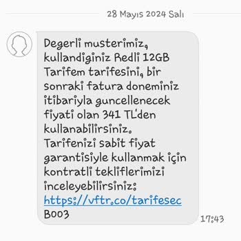 Vodafone Her Ay Zam Yapmaya Başladı!