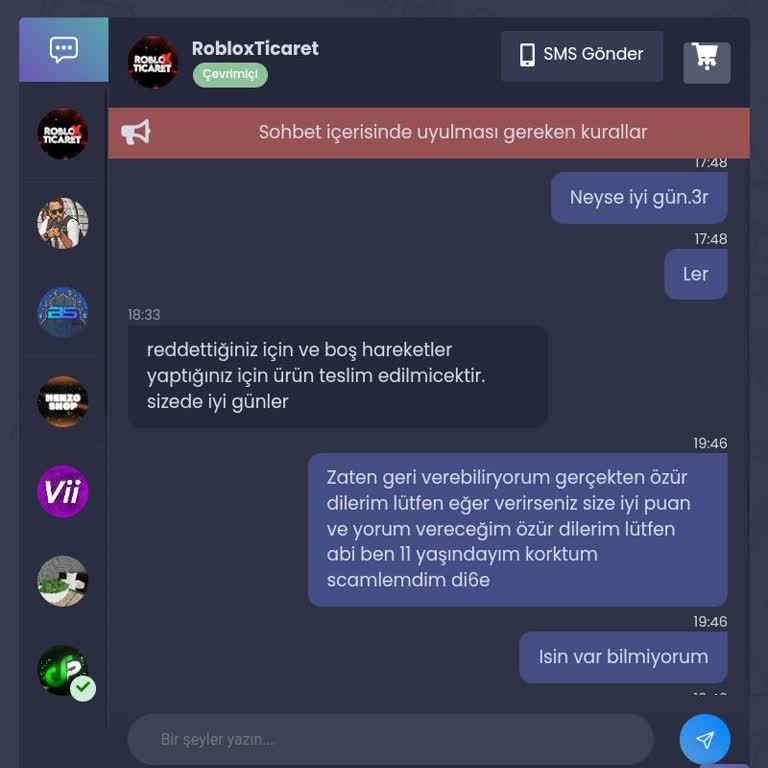 İtemSatış Roblox Mm2 Kılıç Siparişim Hala Teslim Edilmedi