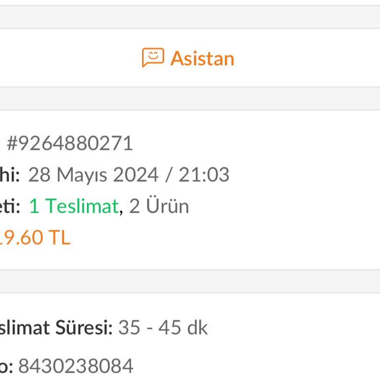 Trendyol Yemek: Destek Sorunu