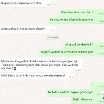 Enteknoloji Ürünü Göndermiyor