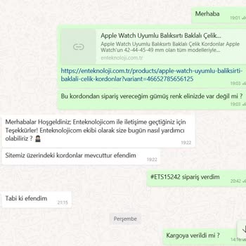 Enteknoloji Ürünü Göndermiyor
