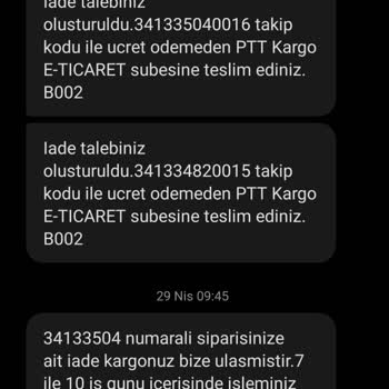 Sefamerve İade Süreci Şikayeti