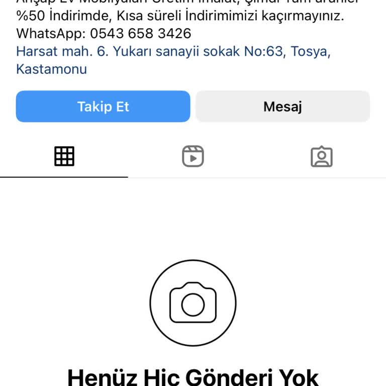 Keskin.sehpa.üretim (Instagram) Ürünü Göndermediler
