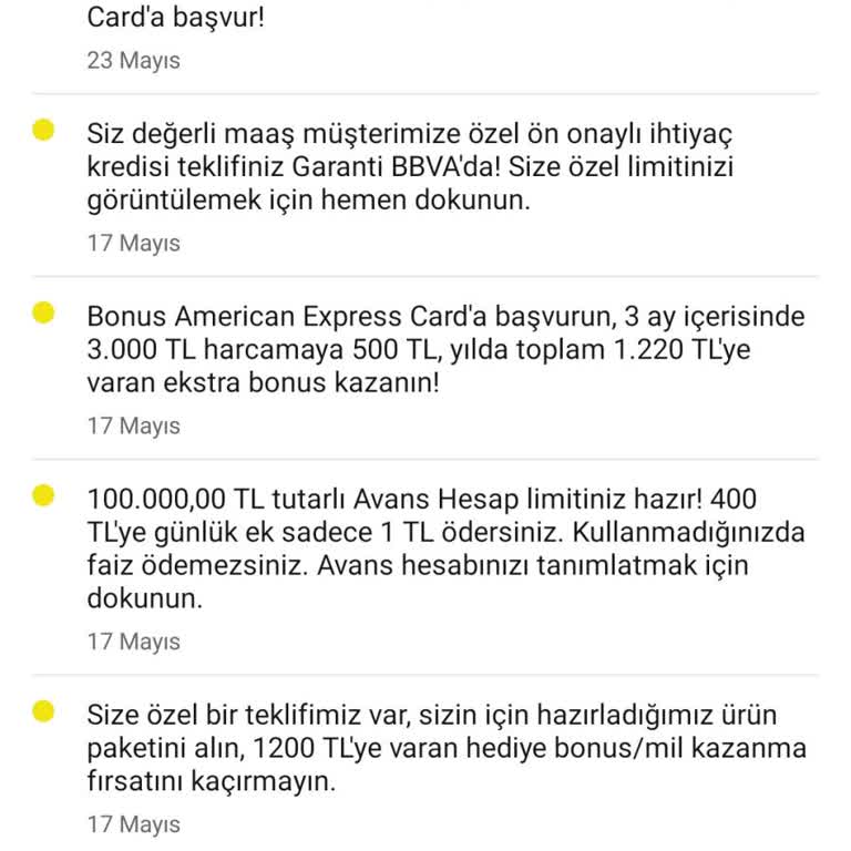Garanti BBVA Nakit Avans Aldatmacası