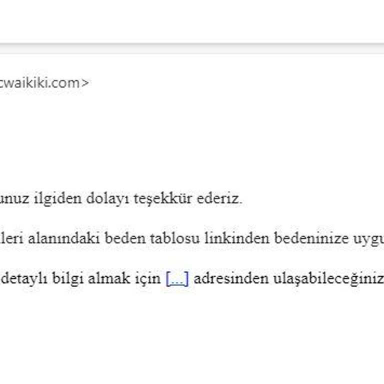 LCW Aynı Beden Ve Kalıp Ürünler Arasındaki Tutarsızlıklar