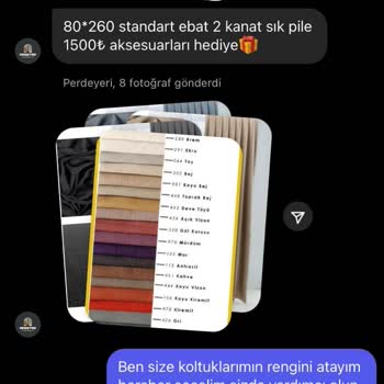 Perdeyeri Instagram Sayfasından Aldığımız Ürünlerimiz Gelmedi.