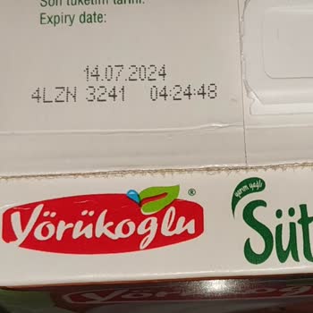 Yörükoğlu Süt Te Değişiklik Tat Ve İçerisinde Farklı Cisim Vs
