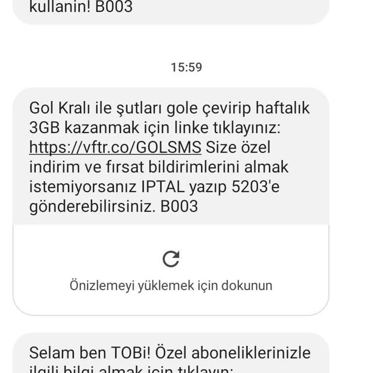 Vodafone Yanıltıcı Mesajla Başlatılan Abonelik Ücreti Şoku