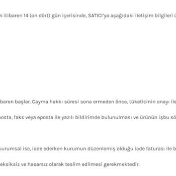 Www.bytugcekaya.com Hem Vergisiz İş Yapıyor Hem De İade Kabul Etmiyor