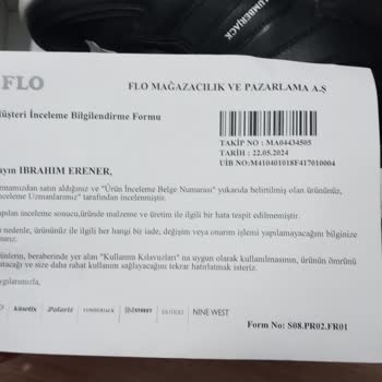 FLO Ayakkabı Tabanı Çökmüş Ayakkabı